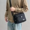 Crossbody Bag Men's Multi-Layer Zipper Coin Purse Outdoor Commuter Business Travel Shoulder Bag