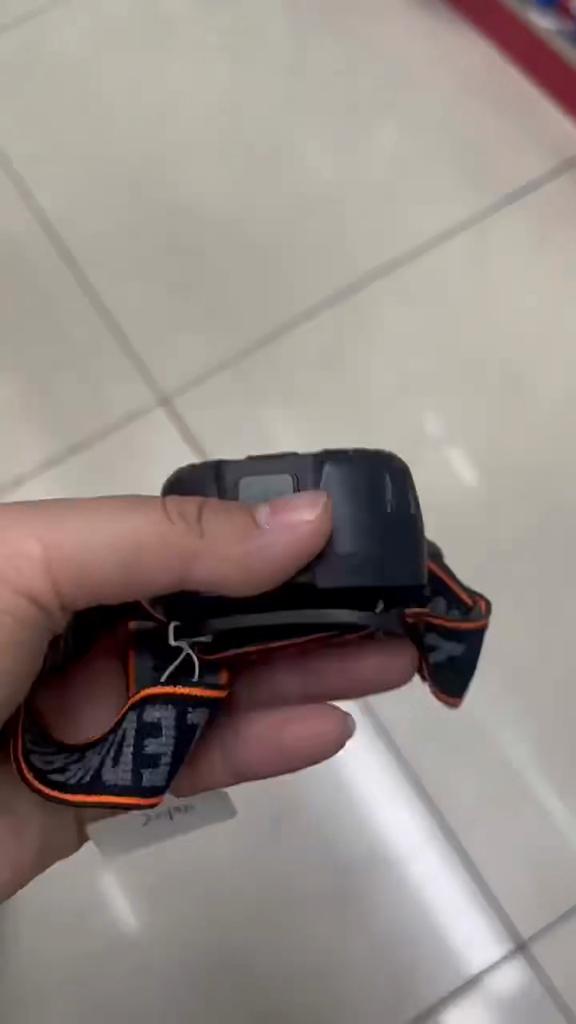 Mini LED Induction Headlight Rechargeable Headband with Adjustable Angle Searchlight for Hiking, Maintenance, Reading, Emergency Use