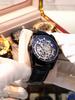 Mens Watches Fashion Luxury Hollowing Automatic Mechanical Watch Waterproof Luminous Watch For Man