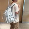 Color Block Student Schoolbag Campus Style Large Capacity Backpack