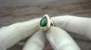 Malachite and Peridot Ring in 925 Sterling Silver – Handmade Women’s Gemstone Jewelry, Anniversary gift for Her, Christmas Gift