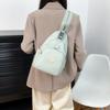 Dual-Purpose Backpack Women's Solid Color Shoulder Bag Chest Bag Outdoor Travel Bag