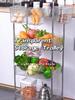 3Tier Clear Storage Cart with Wheels: Multifunctional Rolling Organizer for Home and Office, Ideal for Bedroom, Living Room