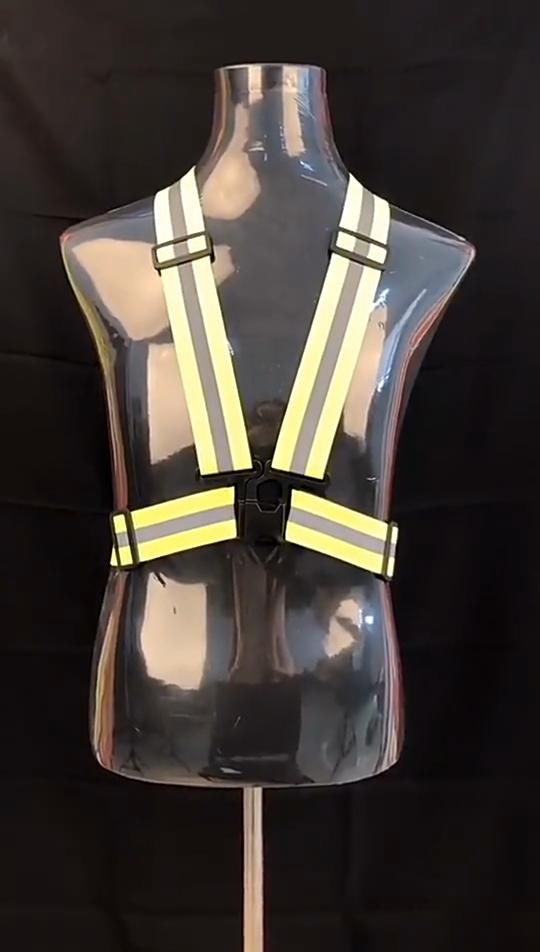 2PCS Reflective Vest, High Visibility, Lightweight, Flexible and Adjustable Outdoor Safety Equipment, Suitable for Running, Jogging,Cycling, Etc
