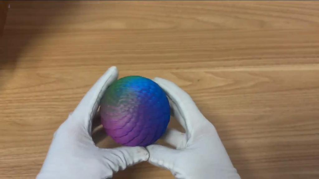 Dragon imprimé en 3D, cadeau du Nouvel An chinois, œufs de dragon avec dragon à l'intérieur, jouet pour adulte décompressé, œuf de dragon mystérieux, cadeau de dragon volant fantaisie
