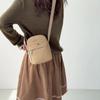 Lightweight Nylon Crossbody Bag with Front Flap Snap Closure Casual Mini Shoulder Purse for Daily Travel