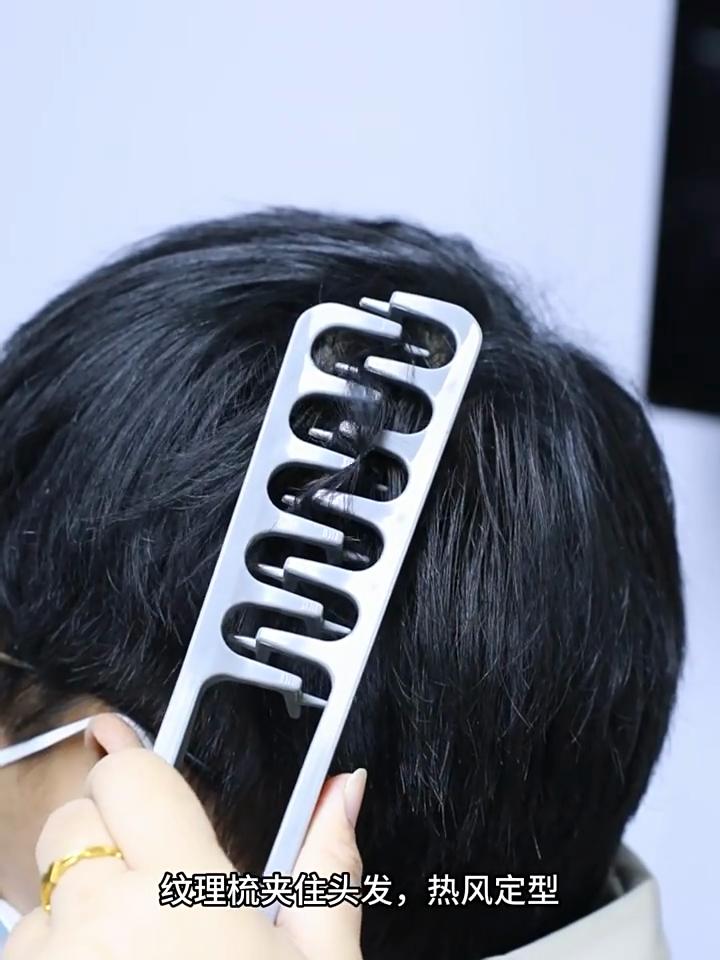 Volumizing Wide-Tooth Hair Styling Comb Curling Tools Hairstyling Fluffy Texture Bangs Seam Covering Roots Hair Combs