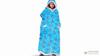 Men's and Women's Autumn Winter Warm Wearable TV Blanket Flannel Robe with Pockets Loose Casual Hooded Home Loungewear