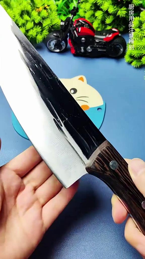 Handmade Chef Knife Meat Cleaver Stainless Steel Wood Handle Chinese Slaughter Knives Cutter