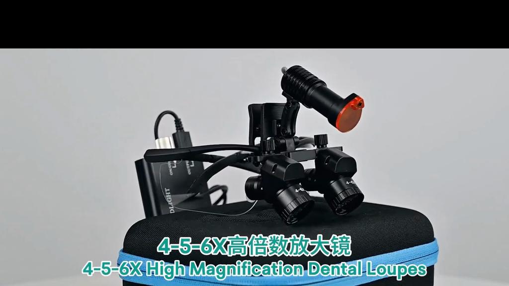 4X-6X Dental Loupes 5W Headlamp Binocular Medical Magnifier 300-600mm Pupil Adjustalbe Surgery Operation Lens Dental Equipment