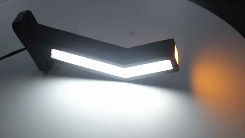 Univerzální 2ks LED neonové boční obrysové světlo 12V 24V Polohové světlo nákladního přívěsu Vodotěsné oranžově červené bílé