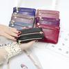 PU Leather Coin Purse Wallet With Card Slots Coin Organizer Change Holder Card Case Leather Zipper Storage Bag