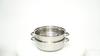 28cm Three-Layer Stainless Steel Soup Steamer | 410 Stainless Steel, Silver, with Transparent Lid, 32.5 * 25cm/12.8 * 9.84in