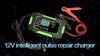 Car Battery Charger 12V 6A Pulse Repair LCD Display Smart Fast Charge AGM Deep Cycle GEL Lead-Acid Charger For Auto Motorcycle