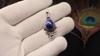 Sodalite Gemstone 925 Sterling Silver Statement Pretty Pendant 1.5" For Women PP-70-31