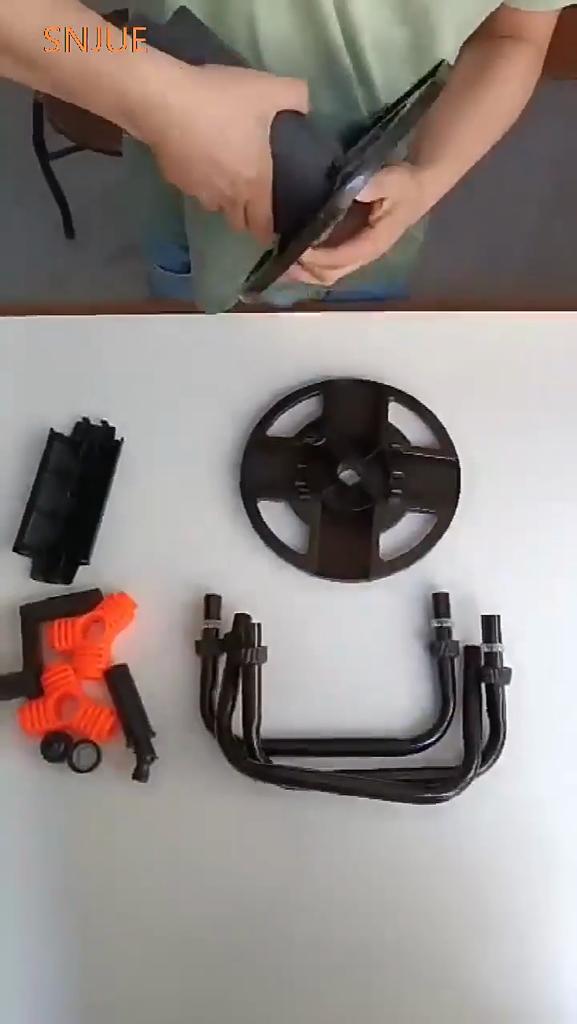 Wasserleitung Aufwickelrolle mit Griff Manuelles Aufwickelgerät für Hof Garten Schlauch DIY Schlauch Organizer Regal Tragbarer Schlauchwickler