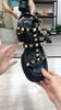 Summer Rivet Thick-soled Height-increasing Sandals Fashionable and Versatile Platform Shoes for Women Thick-soled Open-toed Roman Sandals