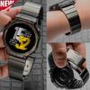 Cinturino in Metallo di Titanio per Huami Amazfit T-rex 3/2/1 Cinturino in Acciaio Inossidabile per Amazfit T-rex Ultra/Pro Braccialetto Regolabile per Smartwatch