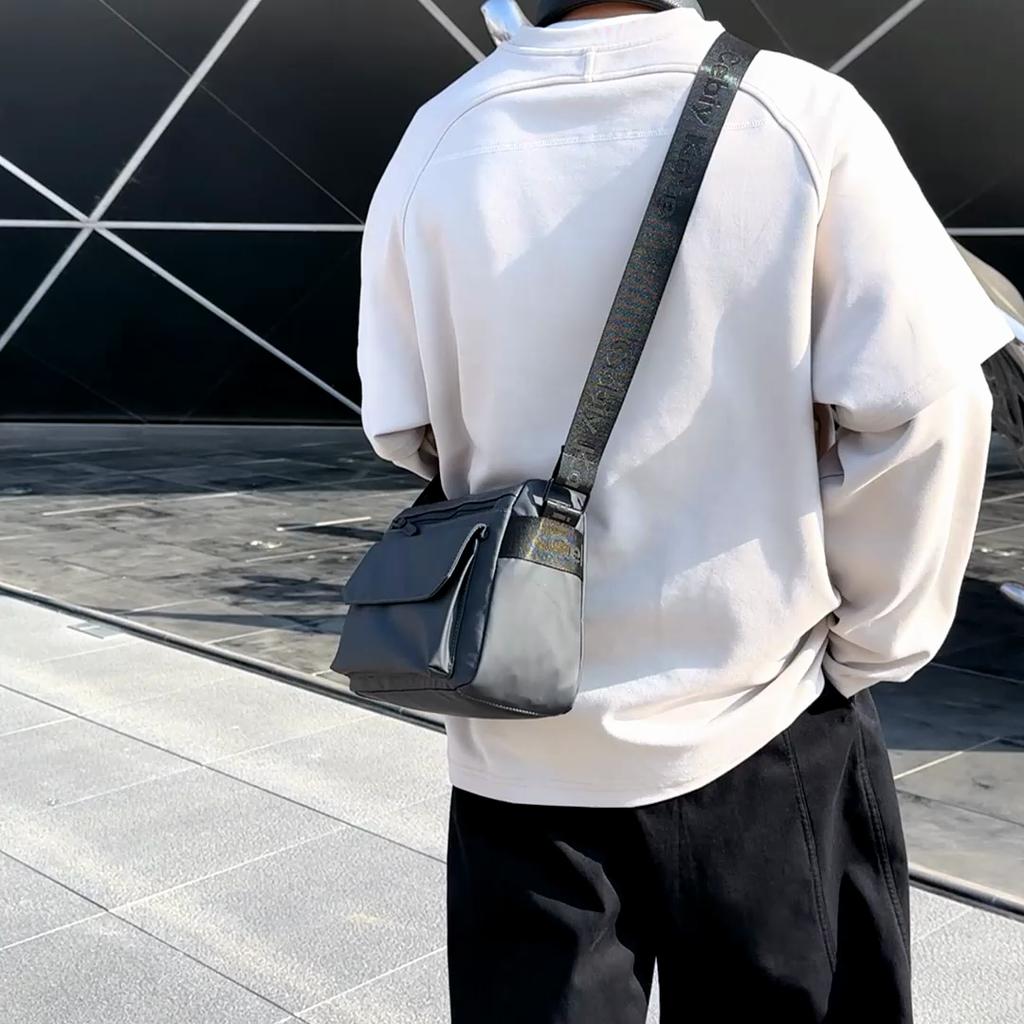 Borsa a tracolla da uomo grande capacità multifunzione borsa a tracolla