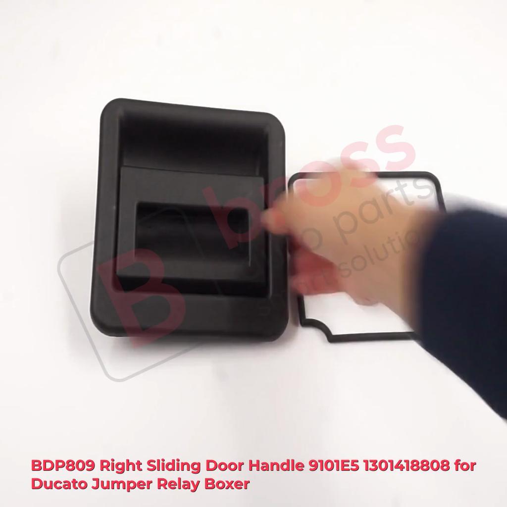 BROSS Auto Parts BDP809 Right Side Sliding Door Outer Exterior Handle 9101.E5, 9101E5, 1301418808 for Ducato Jumper Relay Boxer
