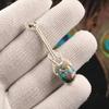 Spiny Oyster Gemstone 925 Sterling Silver Jewelry Handcrafted Pendant 1.79" PP-60-39