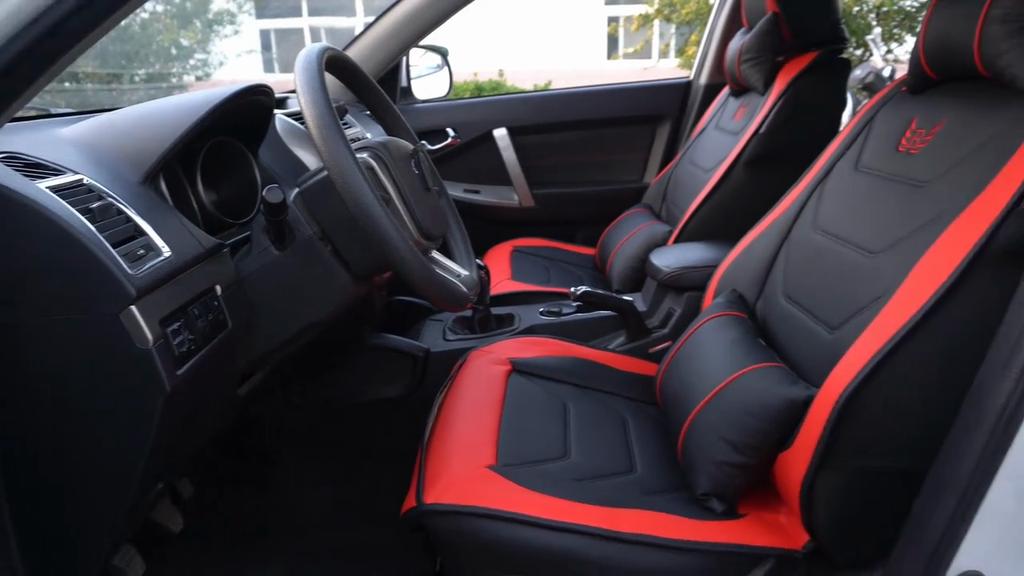 Universal PU Leather Front Car Seat Cover Durable&Breathable Cushion Mat Waterproof Protect Cushion Auto Seat Cover 1PC