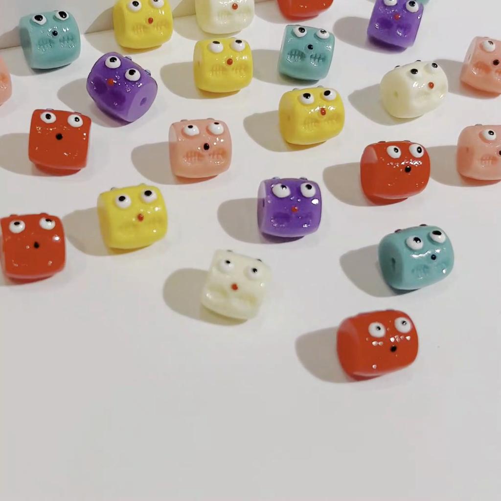 Resin Beads Pendant Charms for Jewelry Findings DIY Necklace Bracelet Accessories