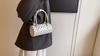 Yogodlns Chic Black & White Polka Dot Stylish Cylinder Crossbody Bag Braided Handle PU Leather Zip Closure Versatile Messenger Bag for Women