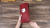 CONTACT'S Genuine Leather Men Handbag Passport Cover Card Holder Pen Slot Family Travel Passport Clutch Bag