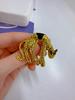 Cross-border Hot-selling Retro Animal Leopard Brooch High-end Cheetah Men's Suit Coat Corsage Dress Accessories Pin