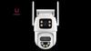 WIFI IP Camera 4K 8MP HD Dual Lens Security PTZ Camera Dual Screen Outdoor Auto Tracking Audio Vedio Surveillance Camera iCSee
