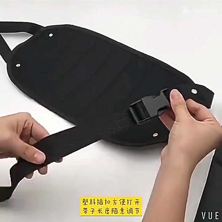 Airplane Footrest With Adjustable Strap, Portable Hammock Leg Rest, Perfect Travel Accessories