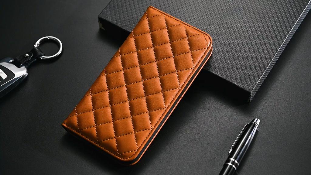 Kukkumisvastane nahkümbris iPhone 15 Plus 14 Pro 14 Pro Max 13 Pro 13 Mini 12 12 Pro Max 12 Pro 12 Mini rahakoti juhtmevaba laadimise jaoks