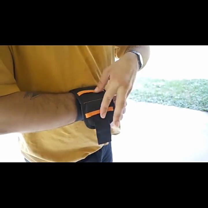 Magnetic Wristband for Holding Screws, Nails, Drill Bits, Super Strong Magnets, Adjustable Strap, Essential Tool