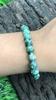8mm Natural Tree Agate A Gemstone Green Beads Bracelet 7.5" Unisex Jewelry For Birthday Gift RBB-12