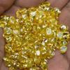 Natürlicher Gelber Saphir Oval Schliff 7x5 mm – Los von 9 Zertifizierten Losen Edelsteinen – S-45000