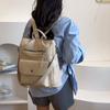 Large Capacity Travel Bag Women's Soft Leather Backpack Retro Commuter Backpack