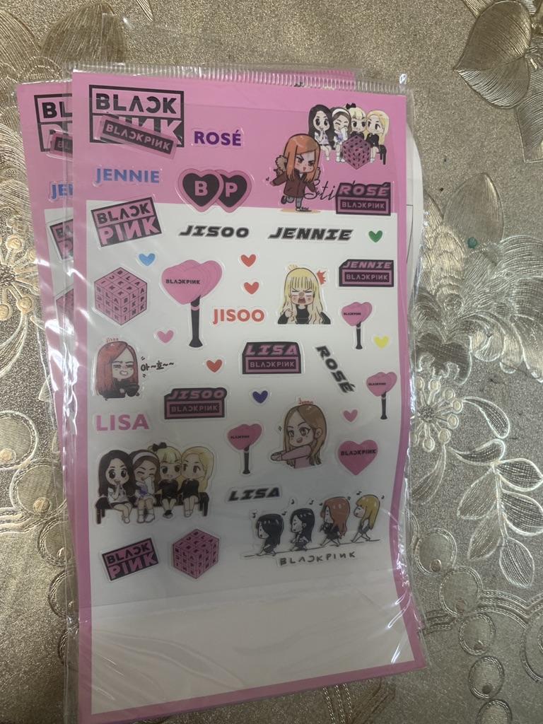 buy bts blackpink got7 twice transparent pvc stickers diary stickers around the same paragraph at affordable prices free shipping real reviews with photos joom