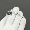 Natural Black Onyx Gemstone Handmade Cuff Bangle 925 Sterling Silver Cuff Bangle, Black Onyx Bracelet For Wife , Unisex Bangle, Wadding Gift