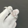 Natural Rose Quartz Gemstone Handmade Cuff Bangle 925 Sterling Silver Cuff Bangle, Rose Quartz Bracelet For Wife, Unisex Bangle, Gift For Love