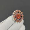 Amazing Ambar, Sunstone Gemstone Ring, 925 Sterling Silver Ring, Gift For Her, Oval Stone ,Elegant Handmade Ring, Ambar Flower Silver Ring Gift