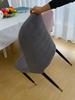 Thickened Jacquard Curved Chair Cover Simple Elastic Restaurant Chair Cover Dining Table Integrated Non-slip Dustproof Special-shaped Stool Cover