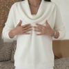 Women Sweater, Long Sleeve ,Solid Color Knitwear ,Casual Tops ,Autumn Winter Fashion Clothing