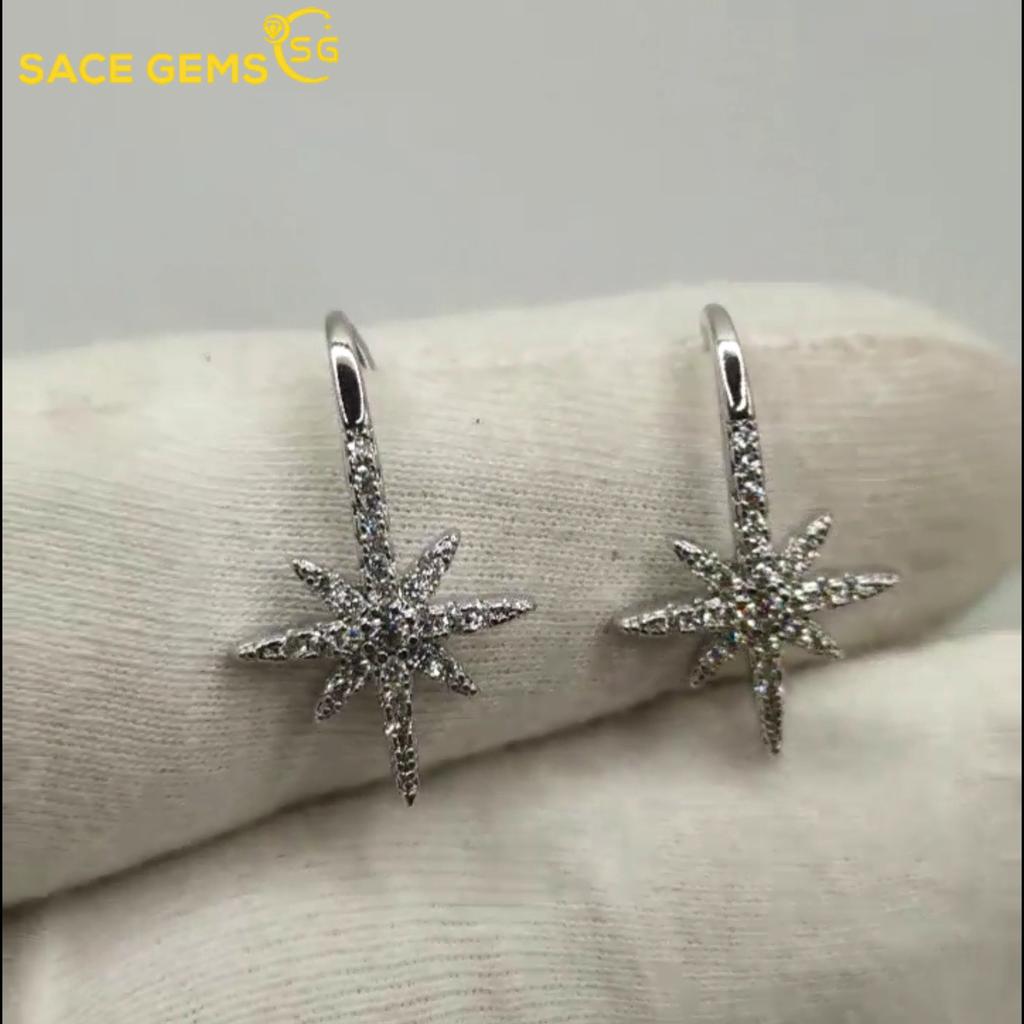 Sace Gems Classic Copper Alloy Zircon Earrings for Women Wedding Party Gifts