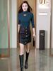 Autumn and Winter Double-sided German Velvet Bottoming Shirt for Women Long-sleeved Slim-fitting Half-high Collar Versatile Western-style Top T-shirt