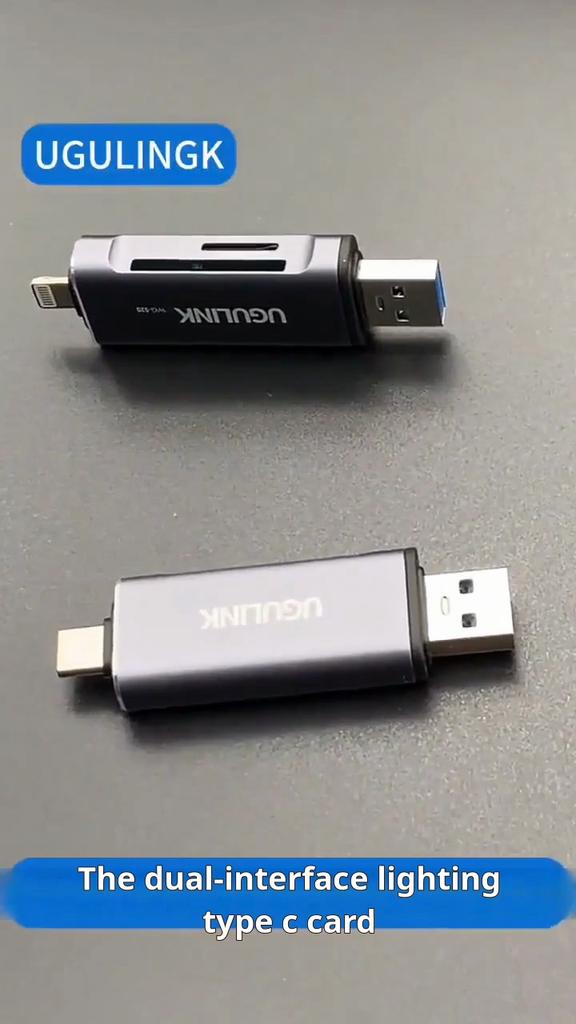 Vhodné pro čtečky karet mobilních telefonů Apple, čtečky karet USB3.0 SD karet, čtečky karet TF, čtečky karet z hliníkové slitiny, vysokorychlostní.