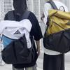 Color Block Backpack Travel Sports Mountaineering Luggage Bag Computer Bag Large Capacity Student Schoolbag