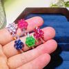 Crossborder Fashion Jewelry Ring With Colorful Zirconia And Gold Plating For Women