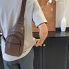 PU Chest Bag Men's Outdoor Shoulder Bag Crossbody Bag
