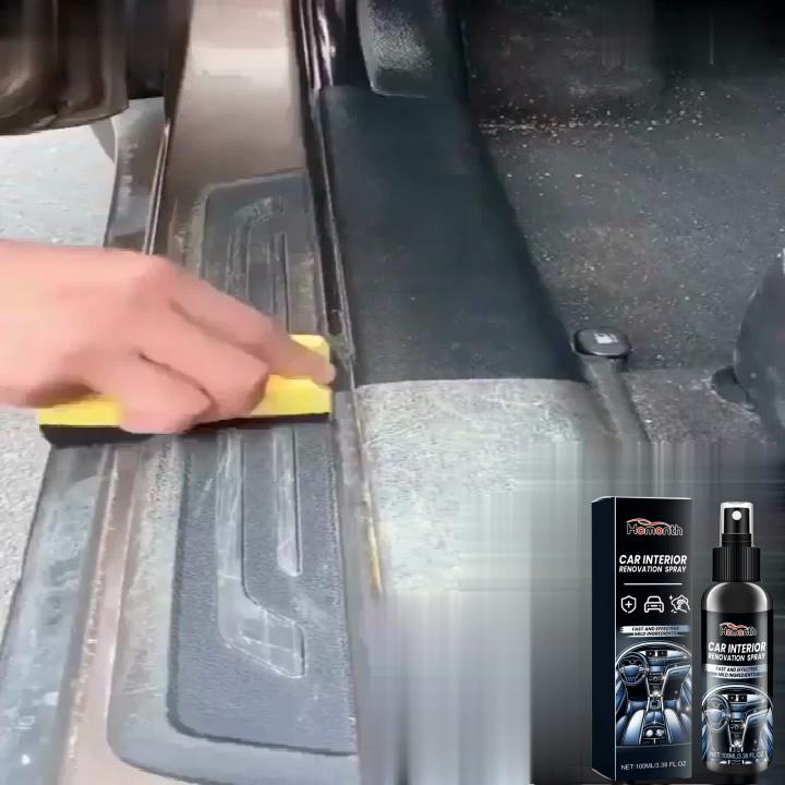 Homonth Car Upholstery Refinisher Spray Seat Upholstery Dashboard Cleaning & Stain Remover Refinishing Treatment